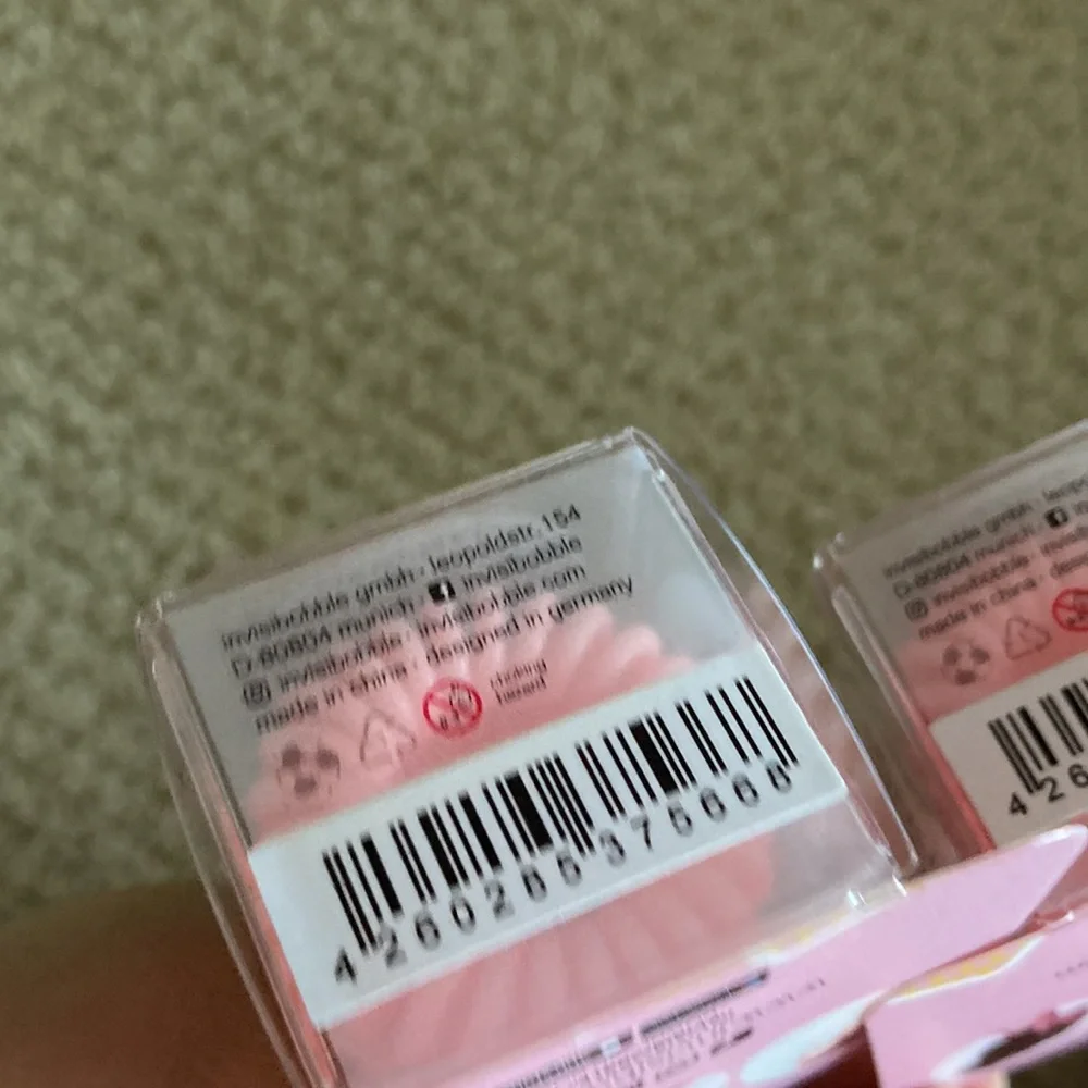 Invisibobble The Traceless Hair Ring Hair Ties Pink 6 Count Bundle Original NWT